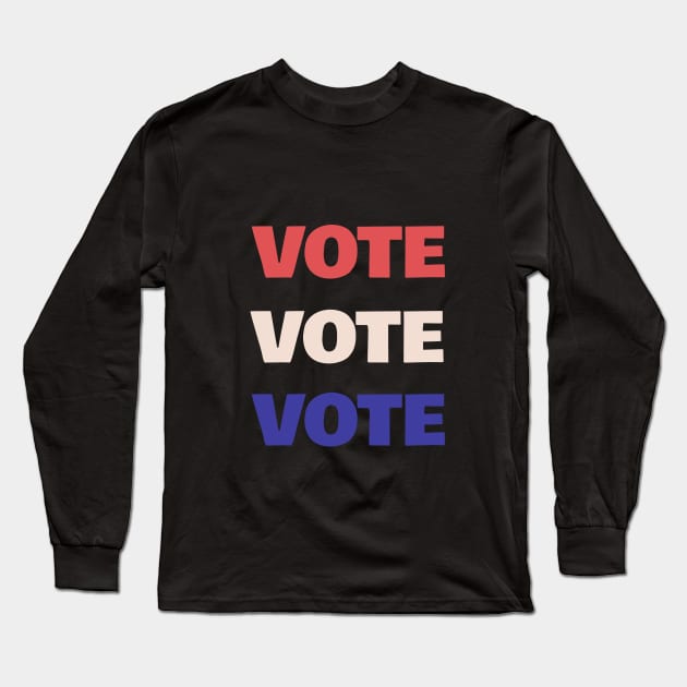 Vote 2020 USA, 2020 Election Day, Voter Registration, Register To Vote,Vote Democrat Gift, Voting, Political Long Sleeve T-Shirt by NooHringShop